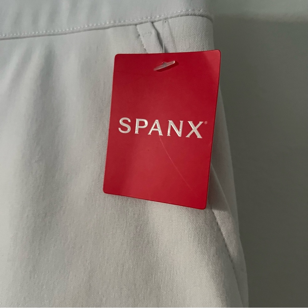 SPANX High Waist Women's White Shorts Sz L - Picture 7 of 16